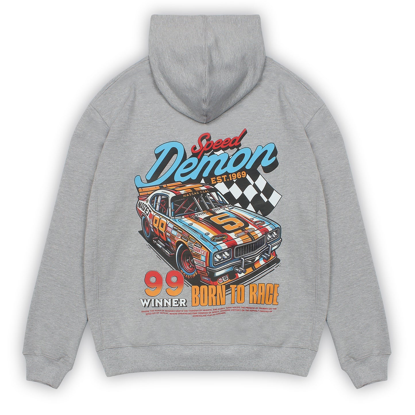 Artistic Born To Race Hoodie